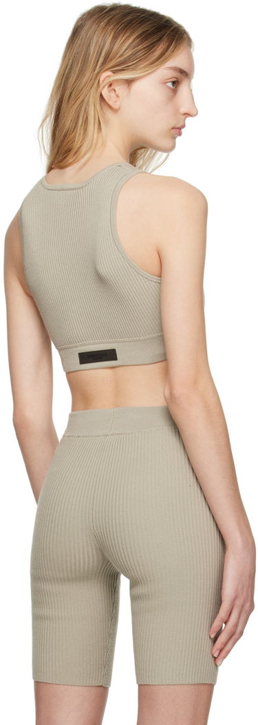 Потник Fear of God Fear of God ESSENTIALS Rib Tank Top Зелено | 125BT225153FW, 2