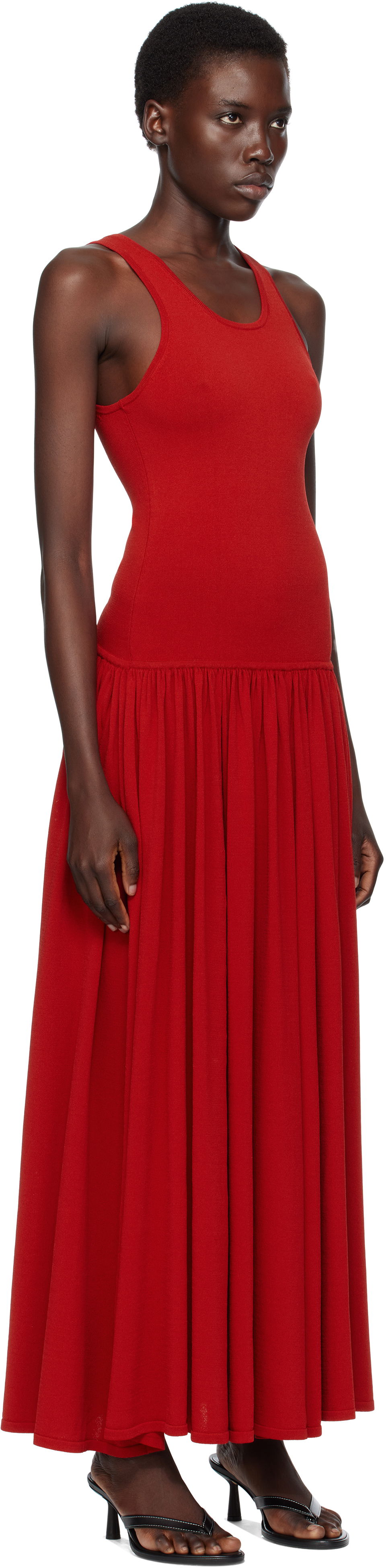 Pокля Loulou de Saison Loulou de Saison Jada Maxi Dress Червено | JADA, 1