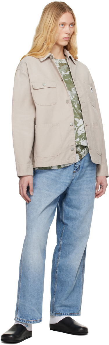 Яке Carhartt WIP Women's OG Michigan Chore Coat Бежово | I034843_8, 4
