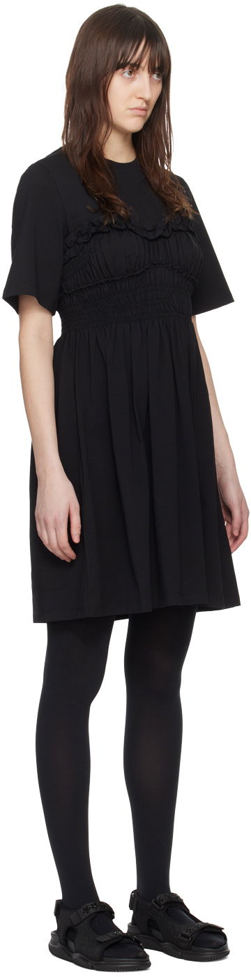 Pокля Cecilie Bahnsen Smocked Mini Dress Черно | 1.24RTW10026 VALENCIA DRESS, 1