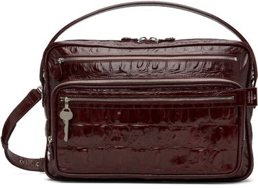 Чанта през рамо Acne Studios Acne Studios Camero Camera Shoulder Bag Бургунди | A10451-, 0