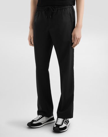 Панталони Dolce & Gabbana Dolce & Gabbana Structured Wool Canvas Trousers Черно | GP14UTFURK8N0000, 3