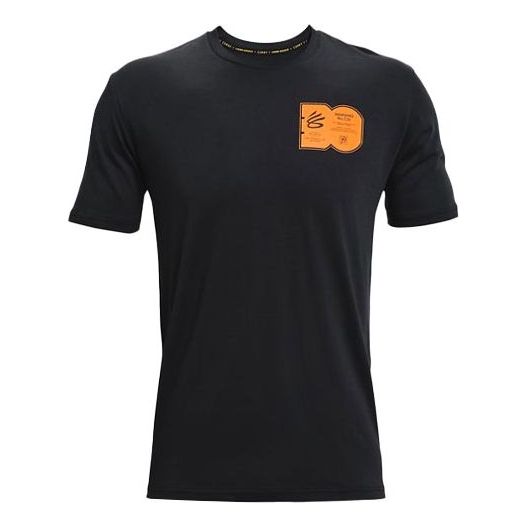 Тениска Under Armour Curry Athleisure Short Sleeve T-Shirt Черно | 1364968-001, 0