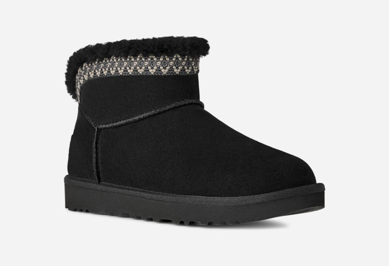 Кецове и обувки UGG Classic Ultra Mini Taslyn Boot Черно | 1174496-BLK, 1