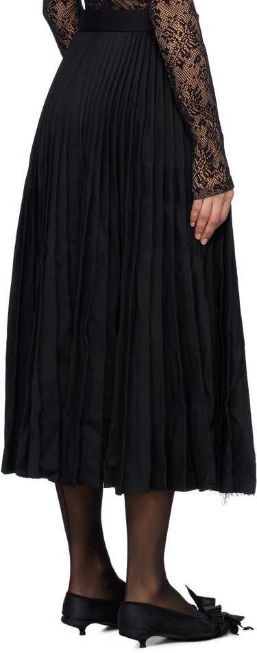 Пола Balenciaga Pleated Midi Skirt Черно | 808777 TRT08, 2