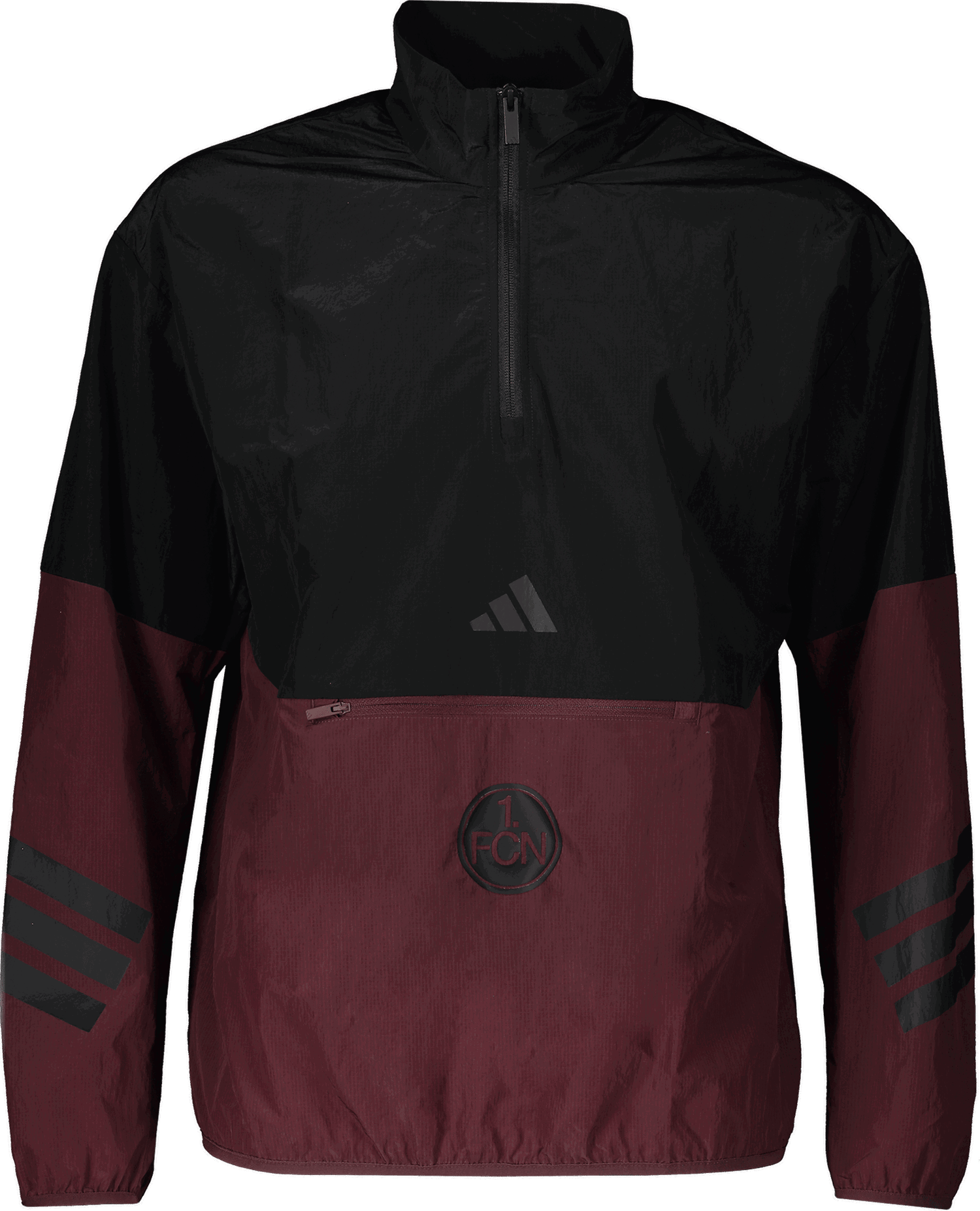 Суитчър adidas Originals 1. FC Nürnberg Future Icons 3-Stripes Woven Half-Zip Pullover Бургунди | 6fcnjd4928, 0