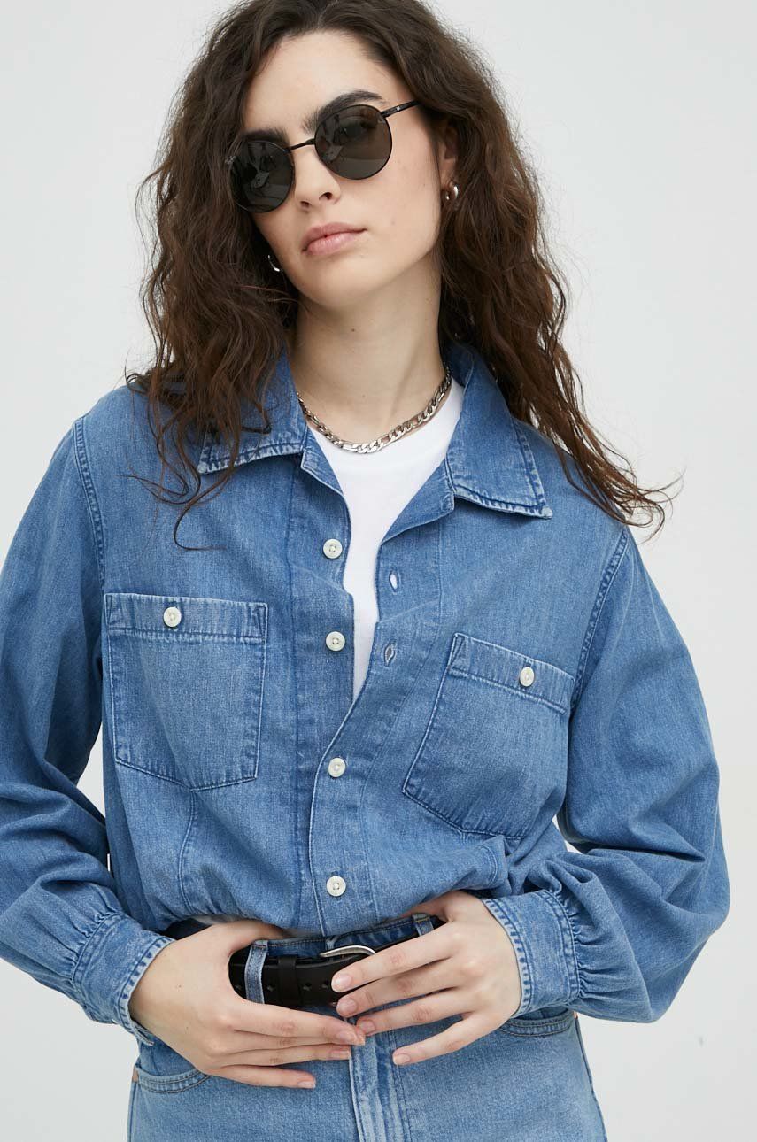 Риза Lee Shirt Синьо | L46ZCLDP, 0