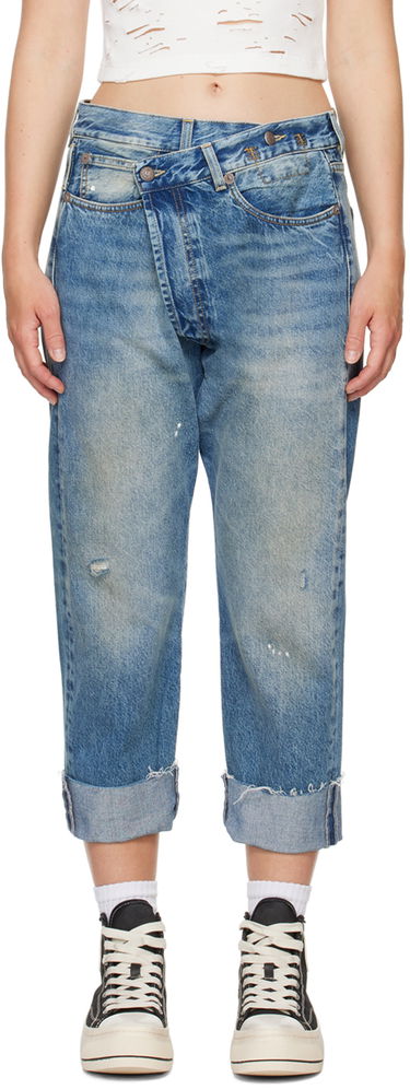 Дънки R13 R13 Crossover Jeans Синьо | R13W2048-735, 0