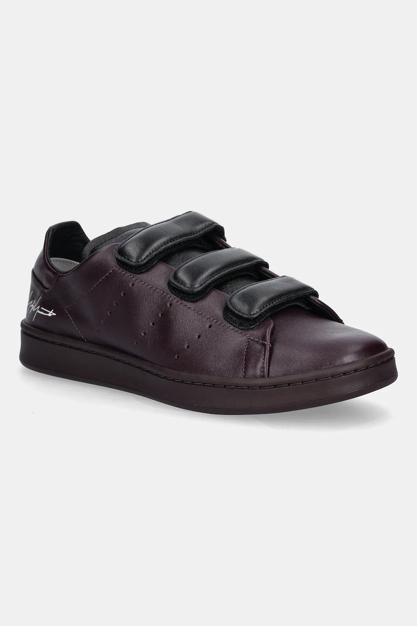 Кецове и обувки Y-3 Y-3 Stan Smith Velc Бургунди | JR6641