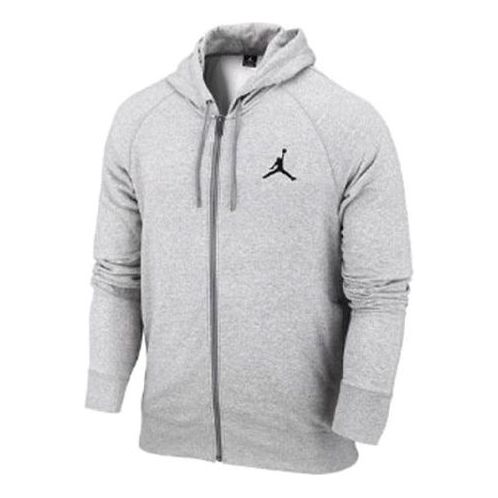 Суитчър Jordan Jordan Air Fleece Lined Basketball Hoodie Сиво | 845861-063, 0