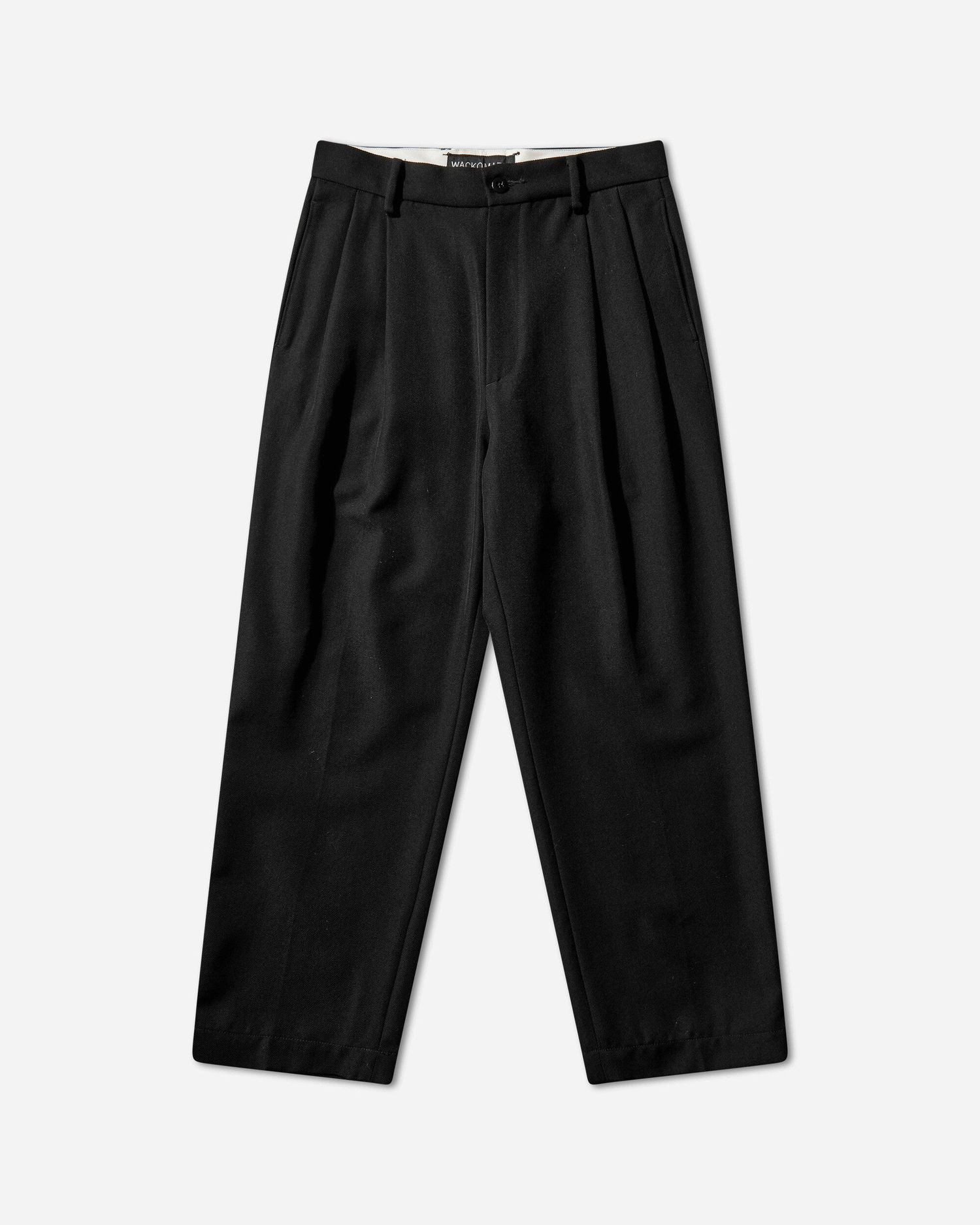 Панталони WACKO MARIA Double Pleated Chino Trousers Type-2 Черно | 25FW-WMP-PT02 BLACK, 1