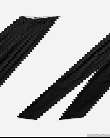 Панталони WACKO MARIA Double Pleated Chino Trousers Type-2 Черно | 25FW-WMP-PT02 BLACK, 1