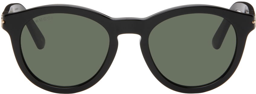Слънчеви очила Gucci Gucci Black Round Sunglasses Черно | GG1501S-001, 0