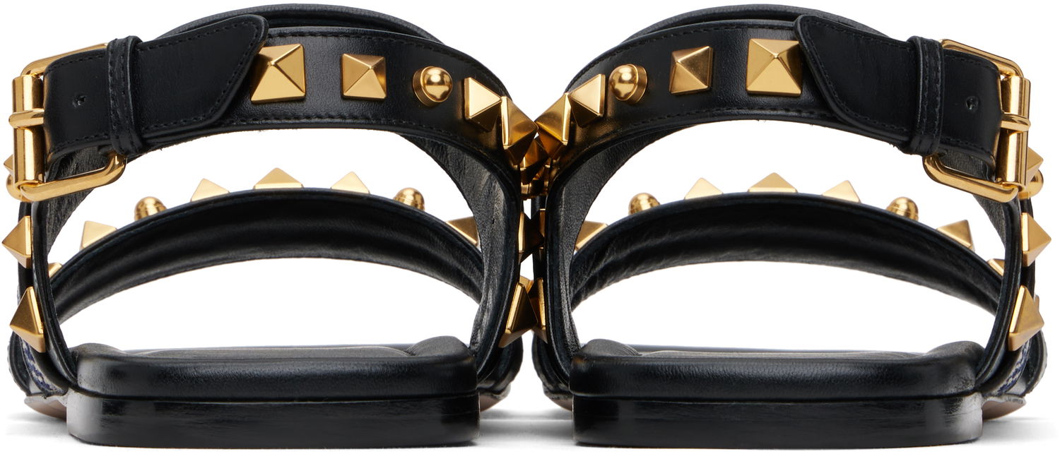 Облекло Valentino Valentino Garavani County Grape Embroidery Sandals Черно | 6W2S0LP2CQL, 1