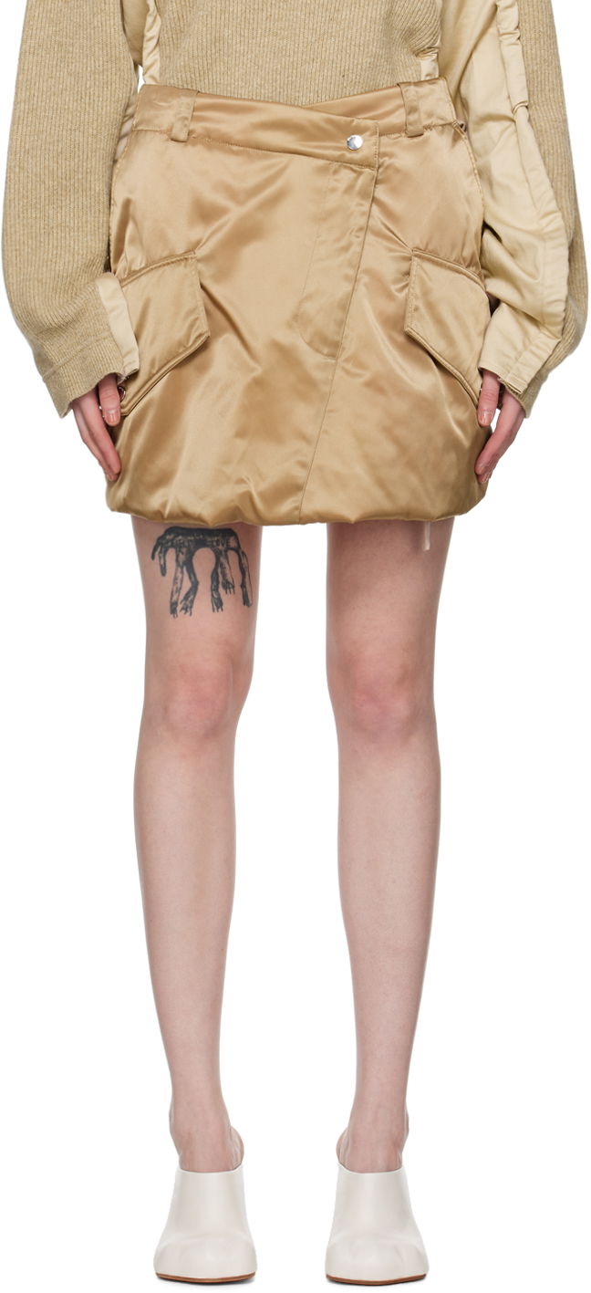 Пола JW Anderson JW Anderson Padded Miniskirt Бежово | SK0170-PG1535, 0
