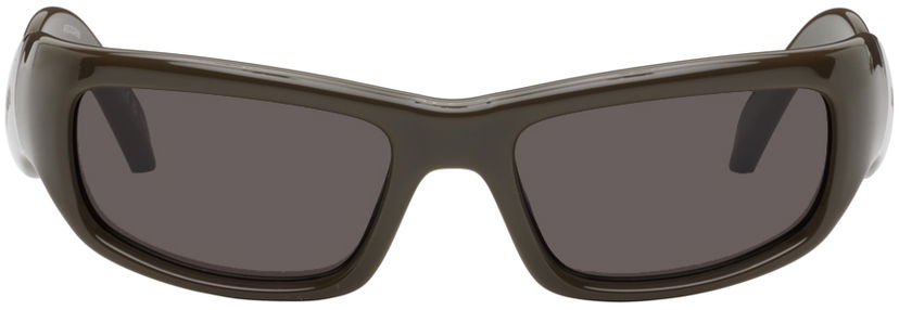 Слънчеви очила Balenciaga Hamptons Rectangle Sunglasses Кафяво | BB0320S-004