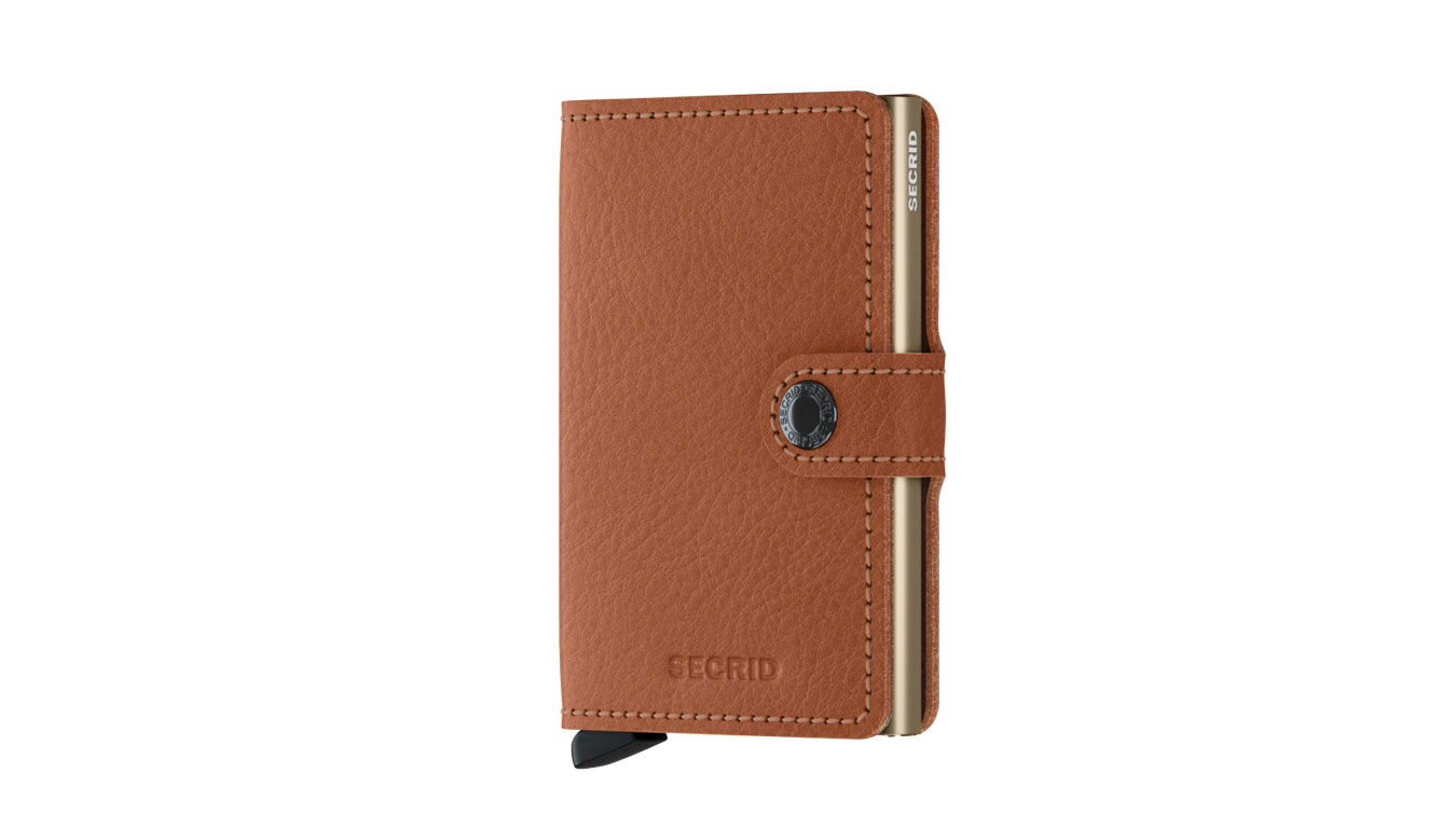 Портфейл Secrid Miniwallet Vegan Кафяво | MVg-Caramello-Sand, 1