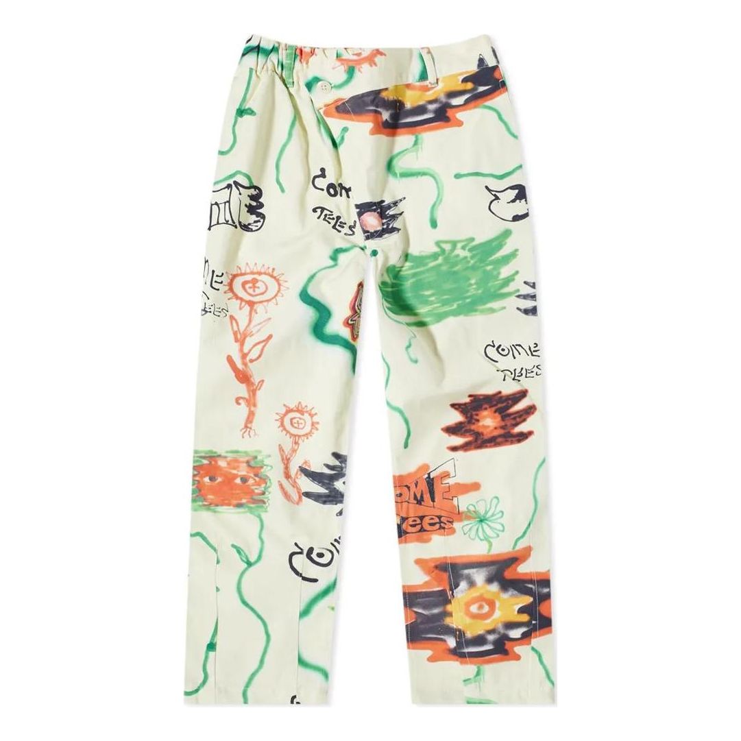 Панталони Converse Converse x Come Tees Triangle Front Floral Chino Pants Бяло | 10023509-01, 0