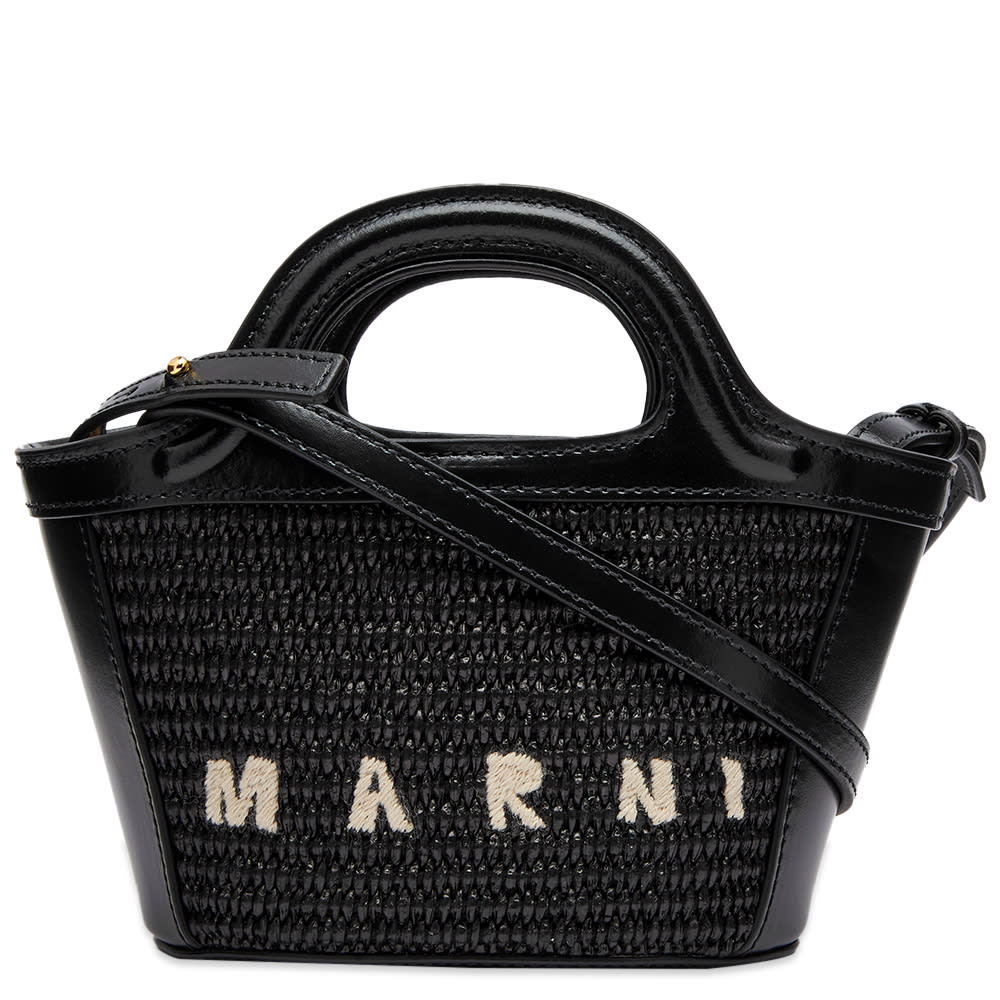 Чанта през рамо Marni Micro Tropicalia Logo Bag Черно | BMMP0067Q0-P3860-00N99, 0