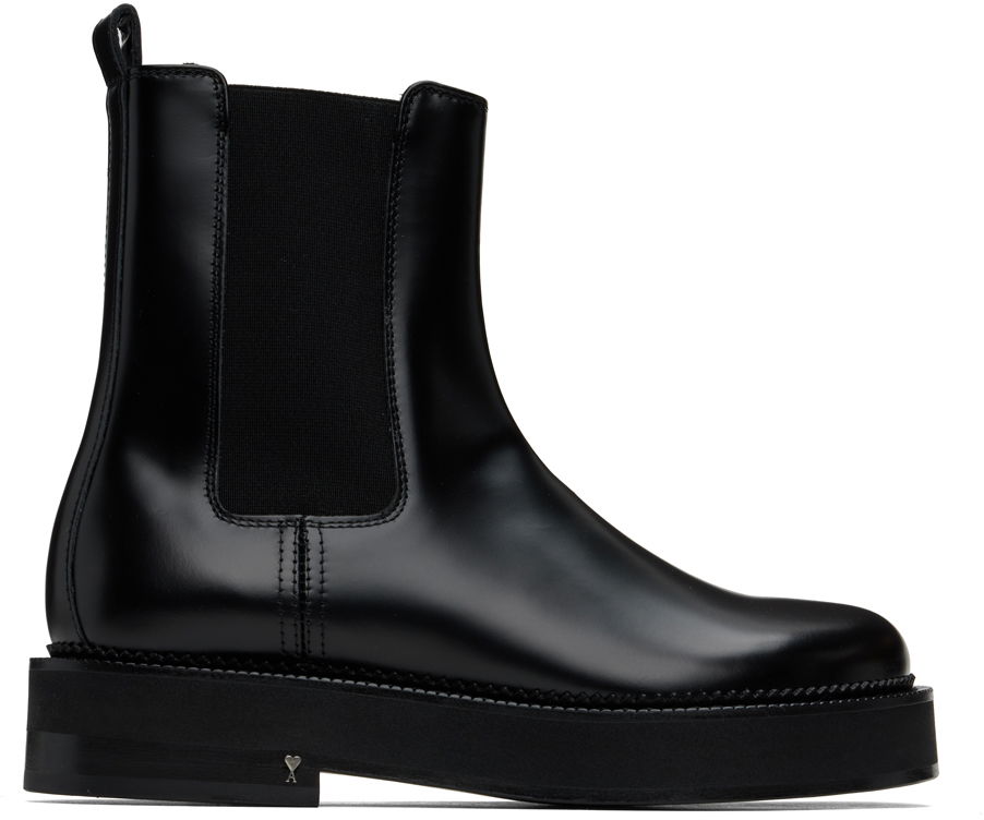 Облекло AMI AMI Paris Anatomical Toe Chelsea Boots Черно | USV258.AL0043, 0