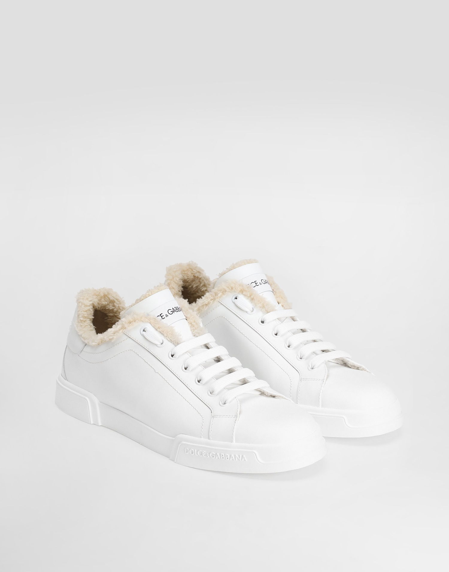 Кецове и обувки Dolce & Gabbana Portofino Light Calfskin Бяло | CS2373AQ0768W068, 1