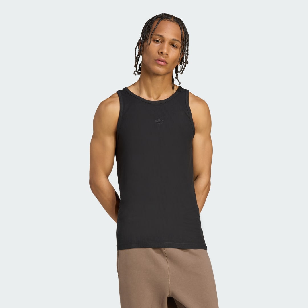 Потник adidas Performance Premium Essentials Tight Ribbed Tank Top Черно | KA7730, 0