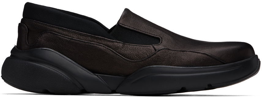 Кецове и обувки Eckhaus Latta Leather Loafer Sneakers Черно | FEKLMMSNK09009, 0
