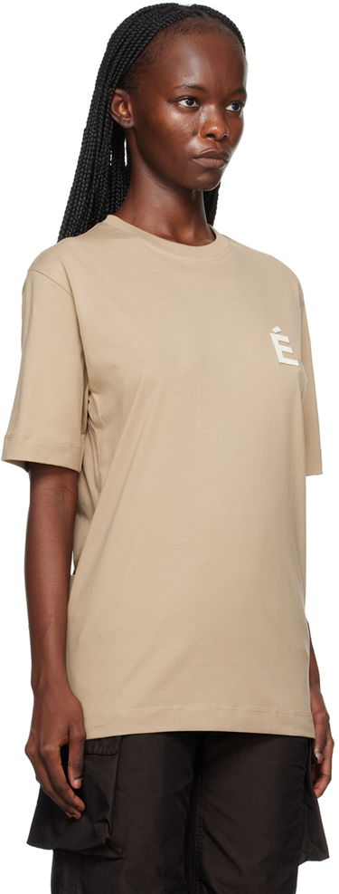 Тениска Études Wonder Patch T-Shirt Бежово | H23MM104A00762, 1