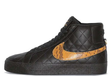 Кецове и обувки Nike SB Supreme x Zoom Blazer Mid QS SB "Black Snakeskin" Черно | DV5078-001, 3