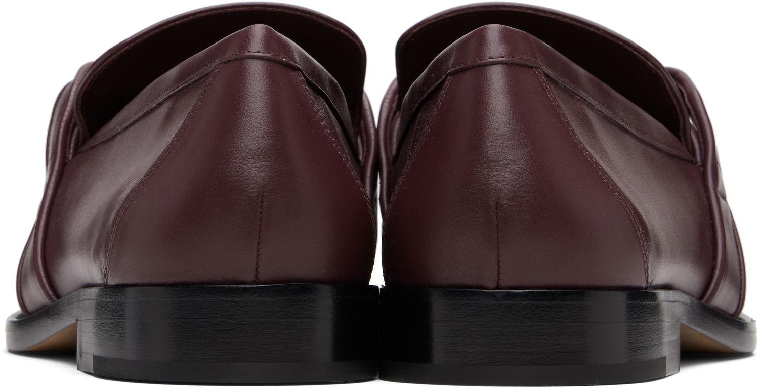 Кецове и обувки Bottega Veneta Bottega Veneta Astaire Knotted Loafers Бургунди | 796445V5DZ02240, 1