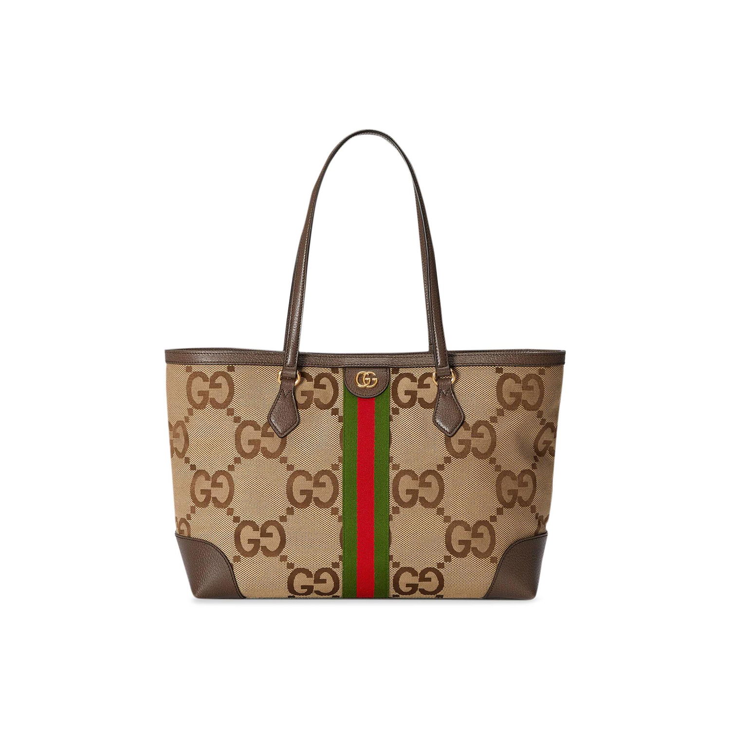 Голяма пазарска чанта Gucci Ophidia Jumbo GG Medium Tote Кафяво | 631685 UKMDG 2570, 1