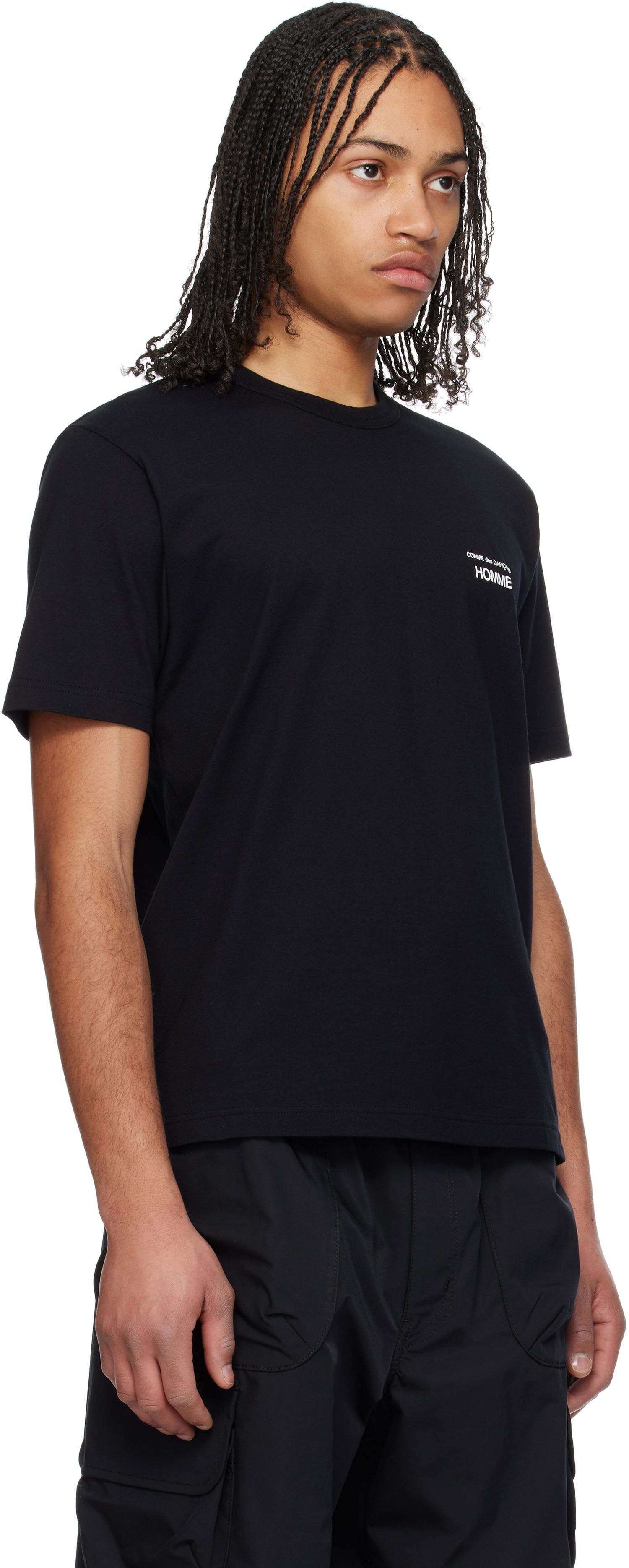 Тениска Comme des Garçons Homme Logo T-Shirt Черно | HO-T101-051, 1