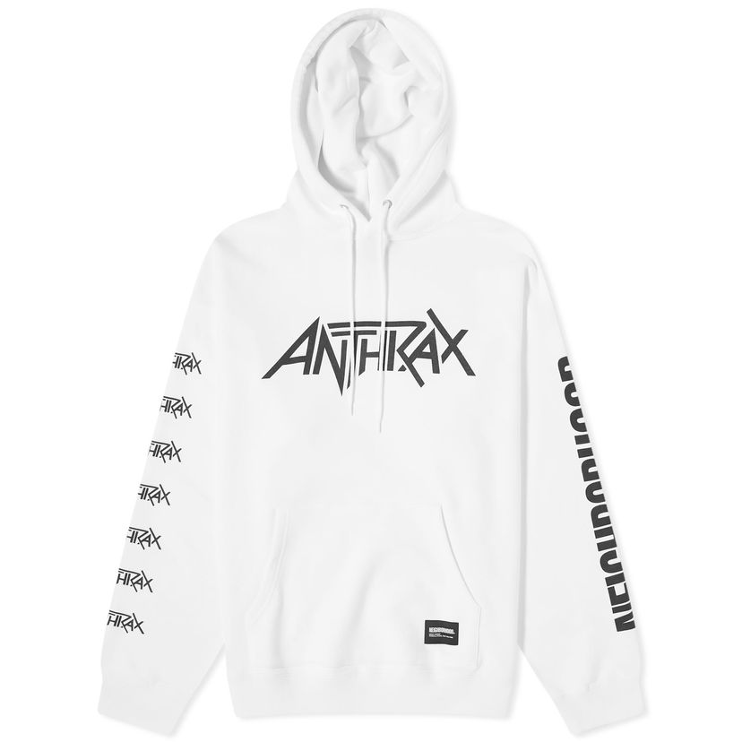 Суитчър Neighborhood Anthrax Pullover Hoodie Бяло | 232UWNH-CSM02S-WHT