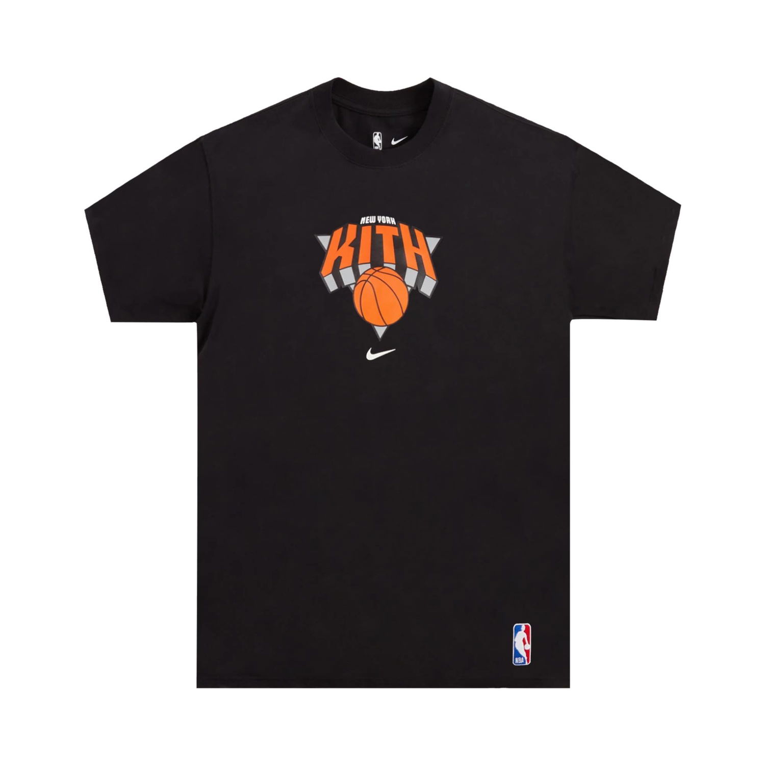 Тениска KITH & Nike For New York Knicks Tee Черно | DA1628 010, 1