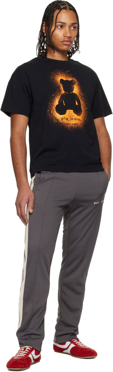 Тениска Palm Angels Spray Bear Regular T-shirt Черно | PMAA109F25JER00B1066, 3