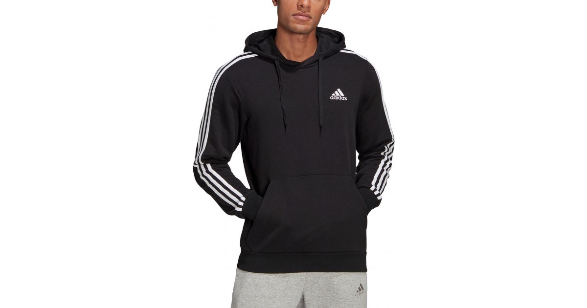 Суитчър adidas Originals Hoodie Essentials 3-Stripes Черно | gk9062, 1
