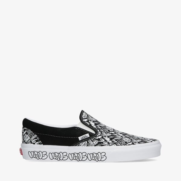 Кецове и обувки Vans Classic Slip-On "Graffiti/Black/White" Черно | VN0A5AO8Y281, 0