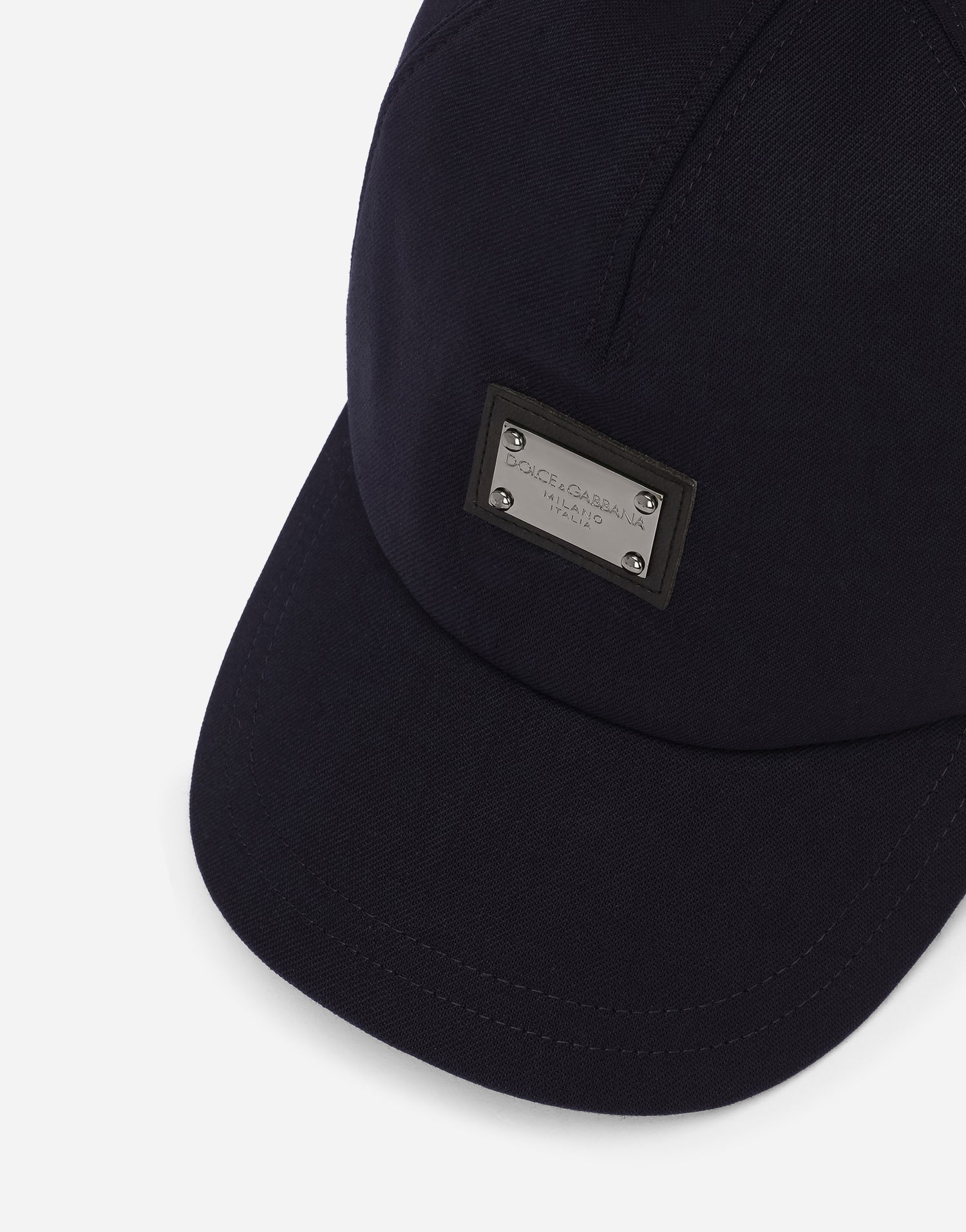 Шапка с козирка Dolce & Gabbana Dolce & Gabbana Baseball Cap With Metal Logo Tag Тъмно синьо | LB4H80G7HY5B0665, 1