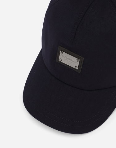 Шапка с козирка Dolce & Gabbana Dolce & Gabbana Baseball Cap With Metal Logo Tag Тъмно синьо | LB4H80G7HY5B0665, 1