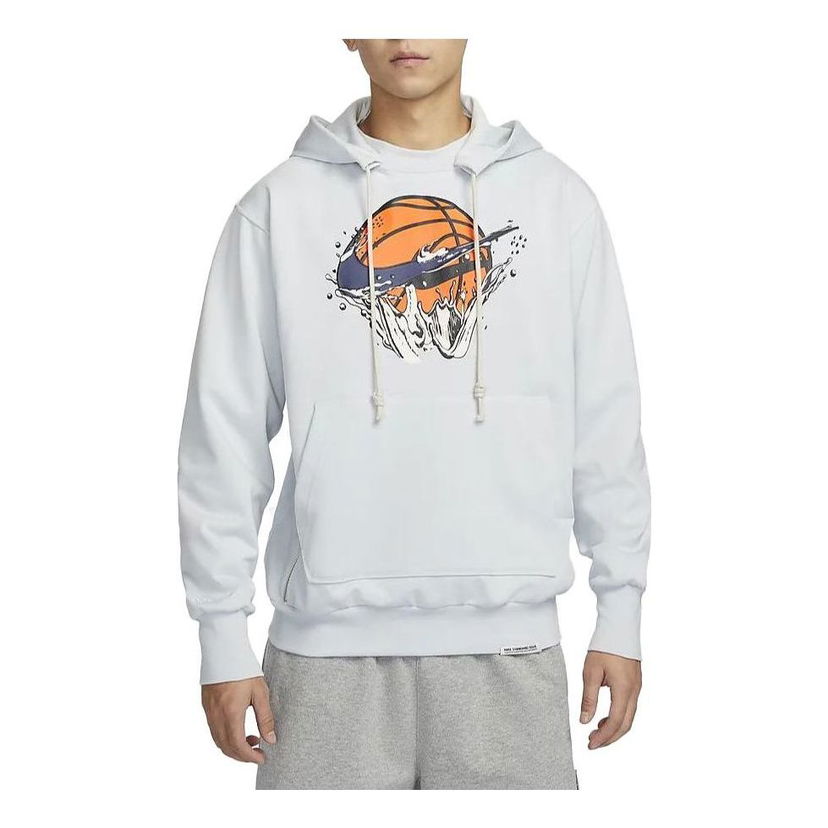 Суитчър Nike Standard Issue Basketball Hoodie Бяло | FB7138-025