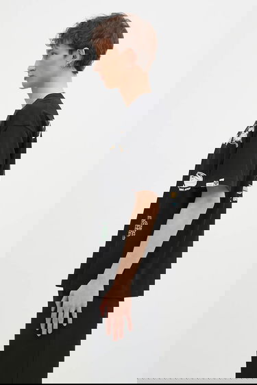 Тениска AAPE by A Bathing Ape AAPE Theme Main Patched T-shirt Черно | AAPTEM1550XXN, 1