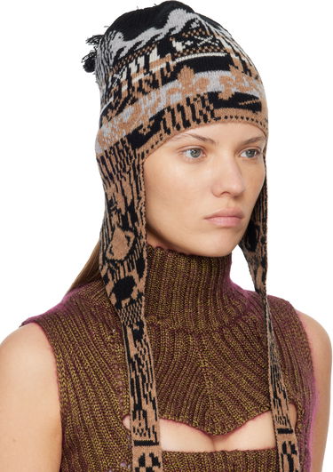 Шапка Vivienne Westwood Fairisle Flap Ears Beanie Многоцветен | 8102002L-K006K-, 4