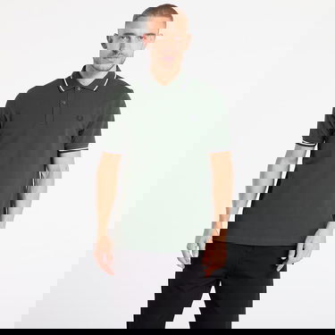 Поло тениска Fred Perry Twin Tipped Shirt Court Зелено | M3600 53A, 0