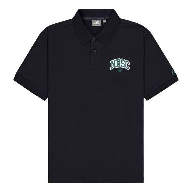 Поло тениска New Balance NBSC Polo Shirt Тъмно синьо | NFE22011-BK