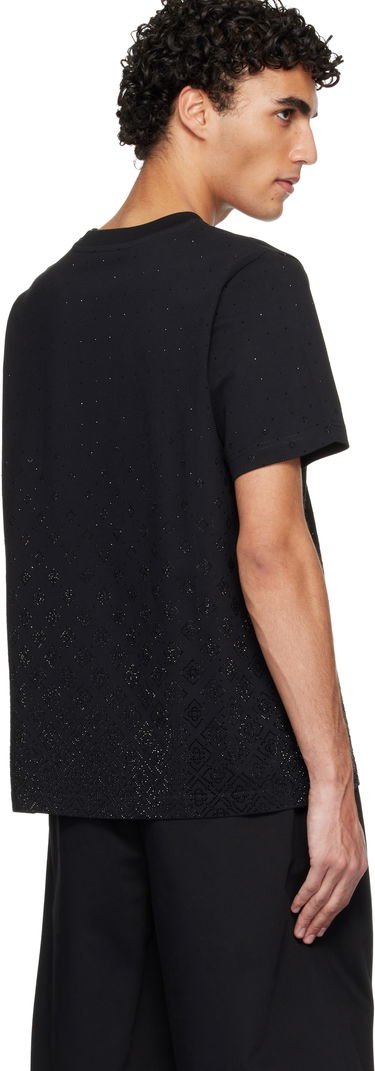 Тениска Casablanca Casablanca Crystal Monogram Logo Short Sleeve T-shirt Черно | M-SP26-JTS-001-10, 2