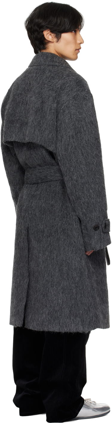 Палта Andersson Bell Andersson Bell Mattia Shaggy Wool Robe Coat Сиво | awa715m, 2
