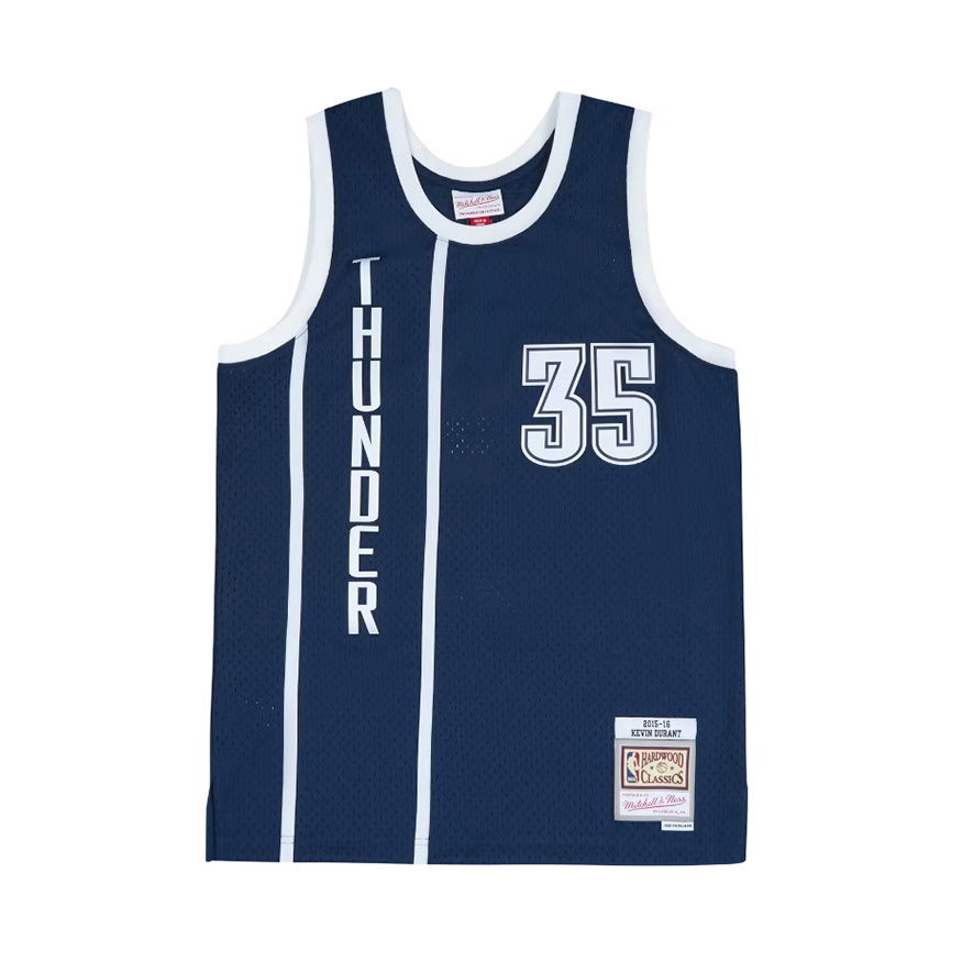 Фланелка Mitchell & Ness NBA Oklahoma City Thunder Kevin Durant Alternate Jersey Тъмно синьо | SMJY4175-OCT15KDUASBL, 0