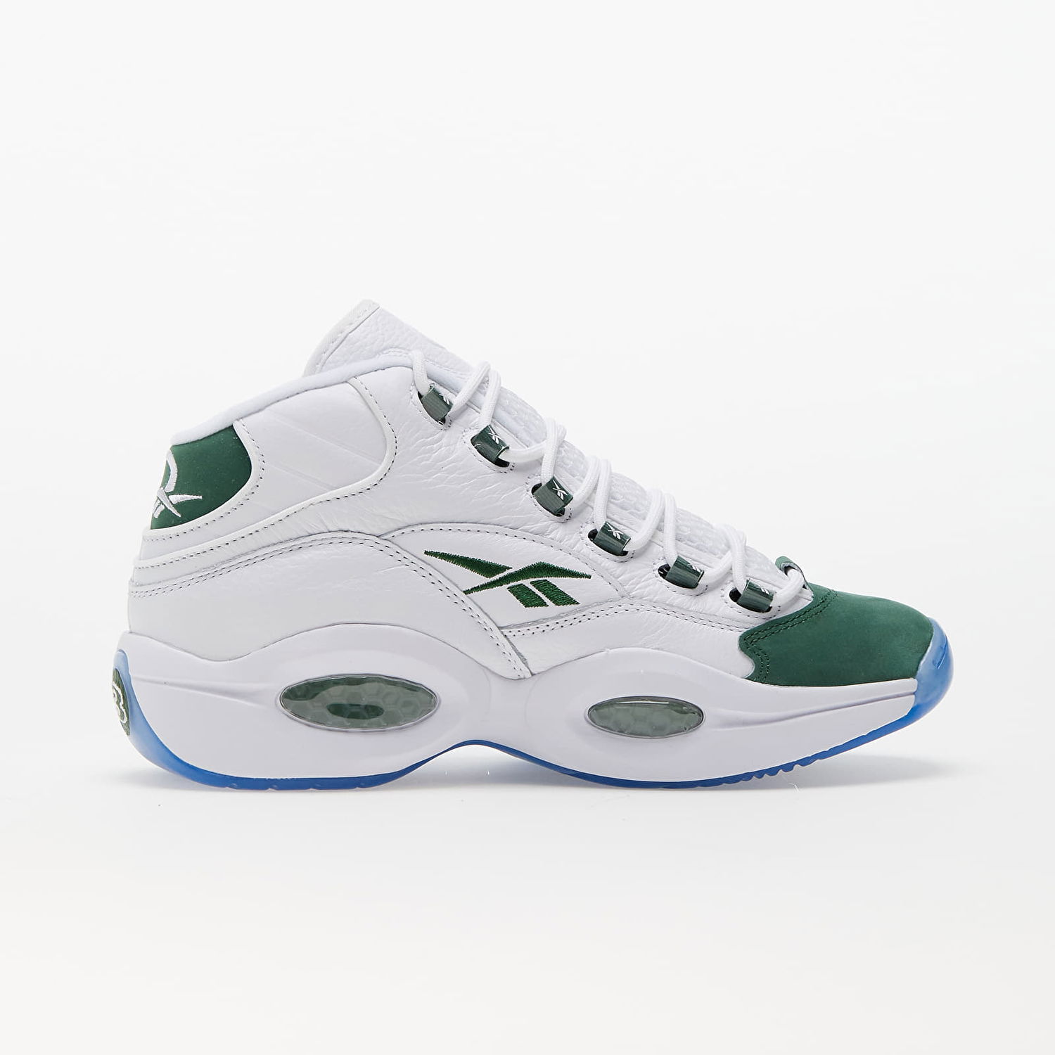 Кецове и обувки Reebok Question Mid "Green Toe" Бяло | ID6690, 1