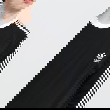Тениска adidas Originals 3-Stripes LS Черно | GN3478, 2