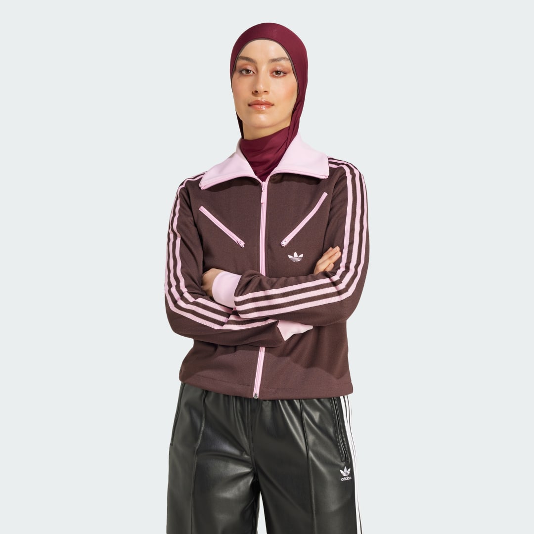 Комплект adidas Performance 70s Montreal Track Jacket Кафяво | JL9629, 0